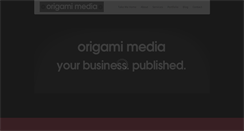 Desktop Screenshot of origami-media.com