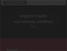 Tablet Screenshot of origami-media.com